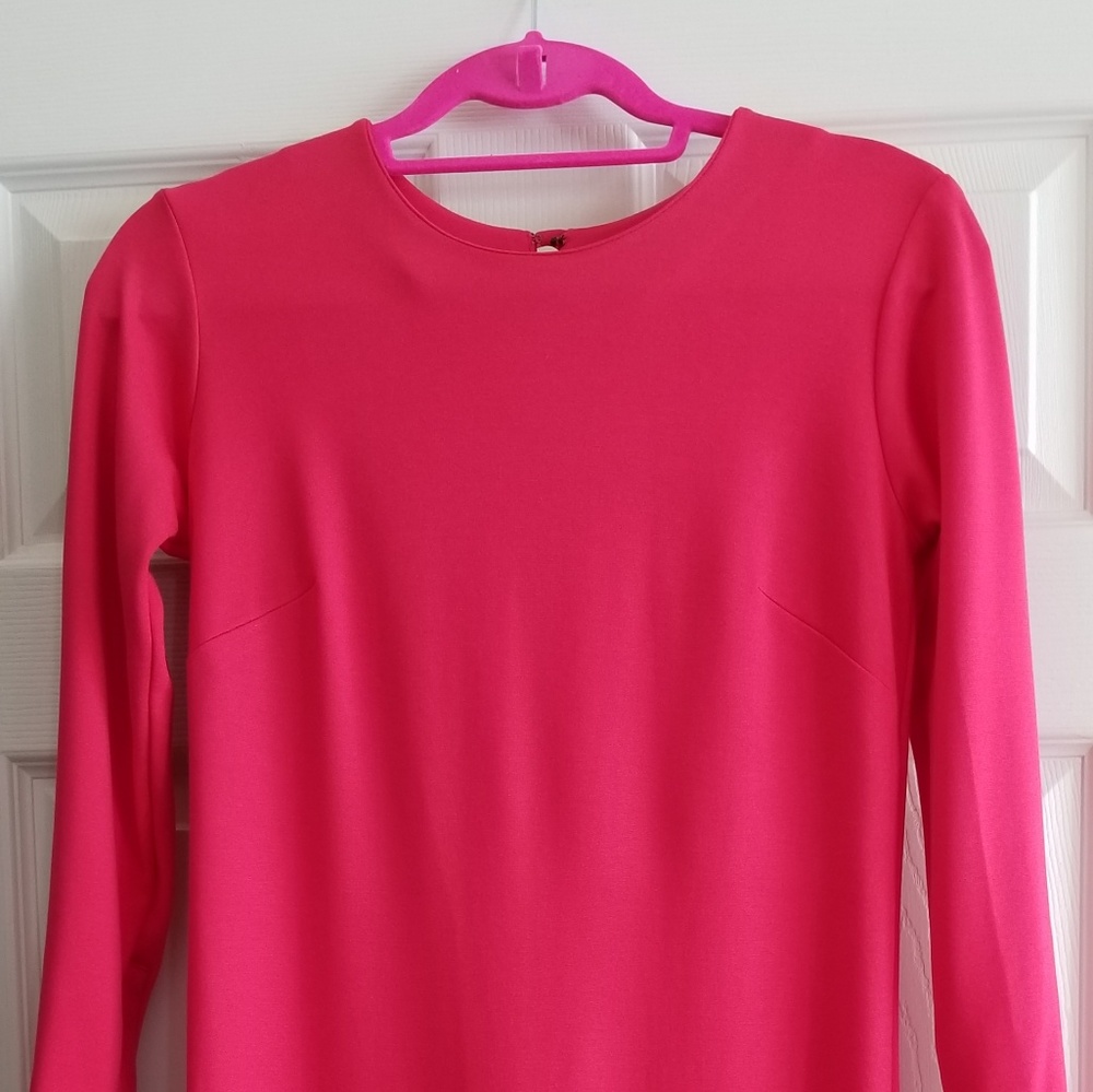 Ann Taylor hot pink shift dress,  size 0 NWOT